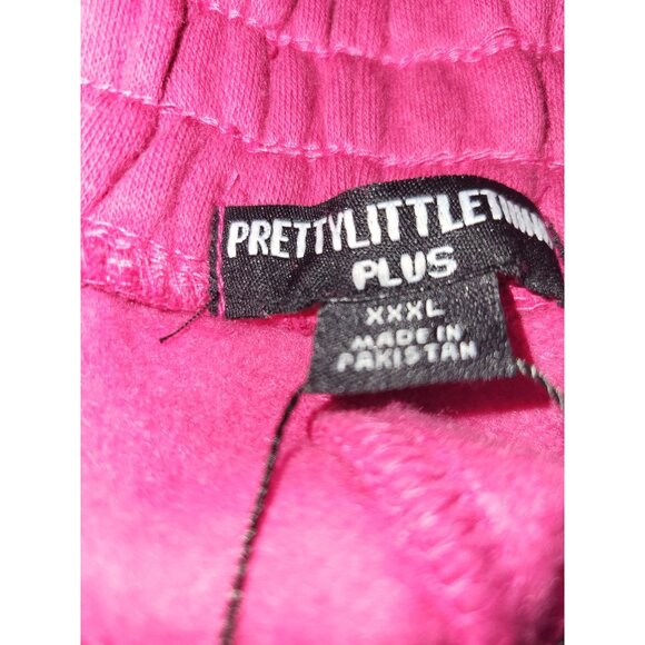 PrettyLittleThing Plus Hot Pink Sweat Shorts XXXL - Picture 7 of 8
